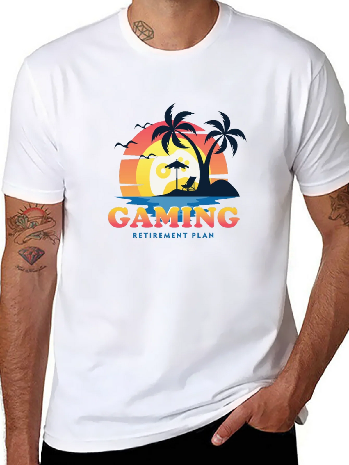 Gaming Retirement Plan T-Shirt product image 7