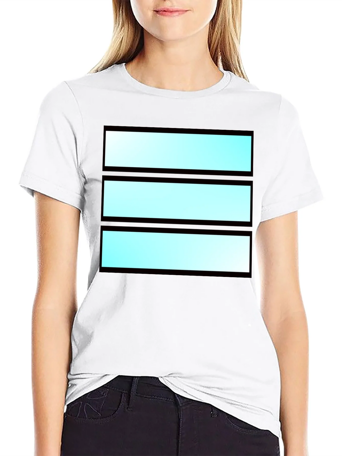 Modern Striped Graphic Tee - Cool Casual Wear product image 8