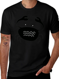 Black Crab Graphic Tee - Coastal Style Comfort product image 1