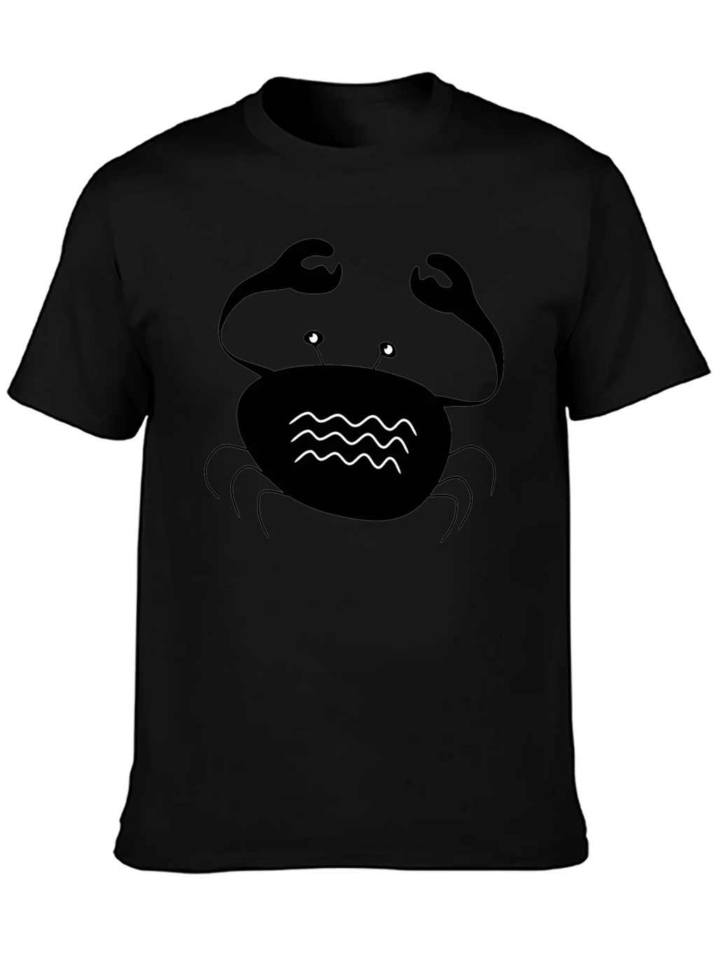 Black Crab Graphic Tee - Coastal Style Comfort product image 3