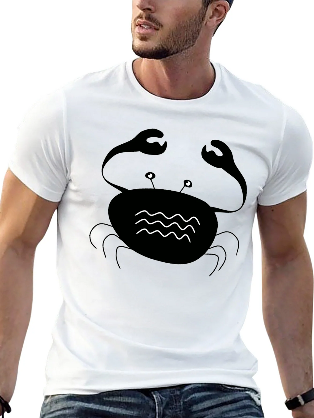 Black Crab Graphic Tee - Coastal Style Comfort product image 12