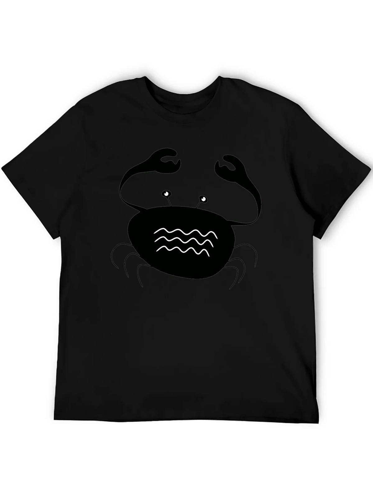 Black Crab Graphic Tee - Coastal Style Comfort product image 5
