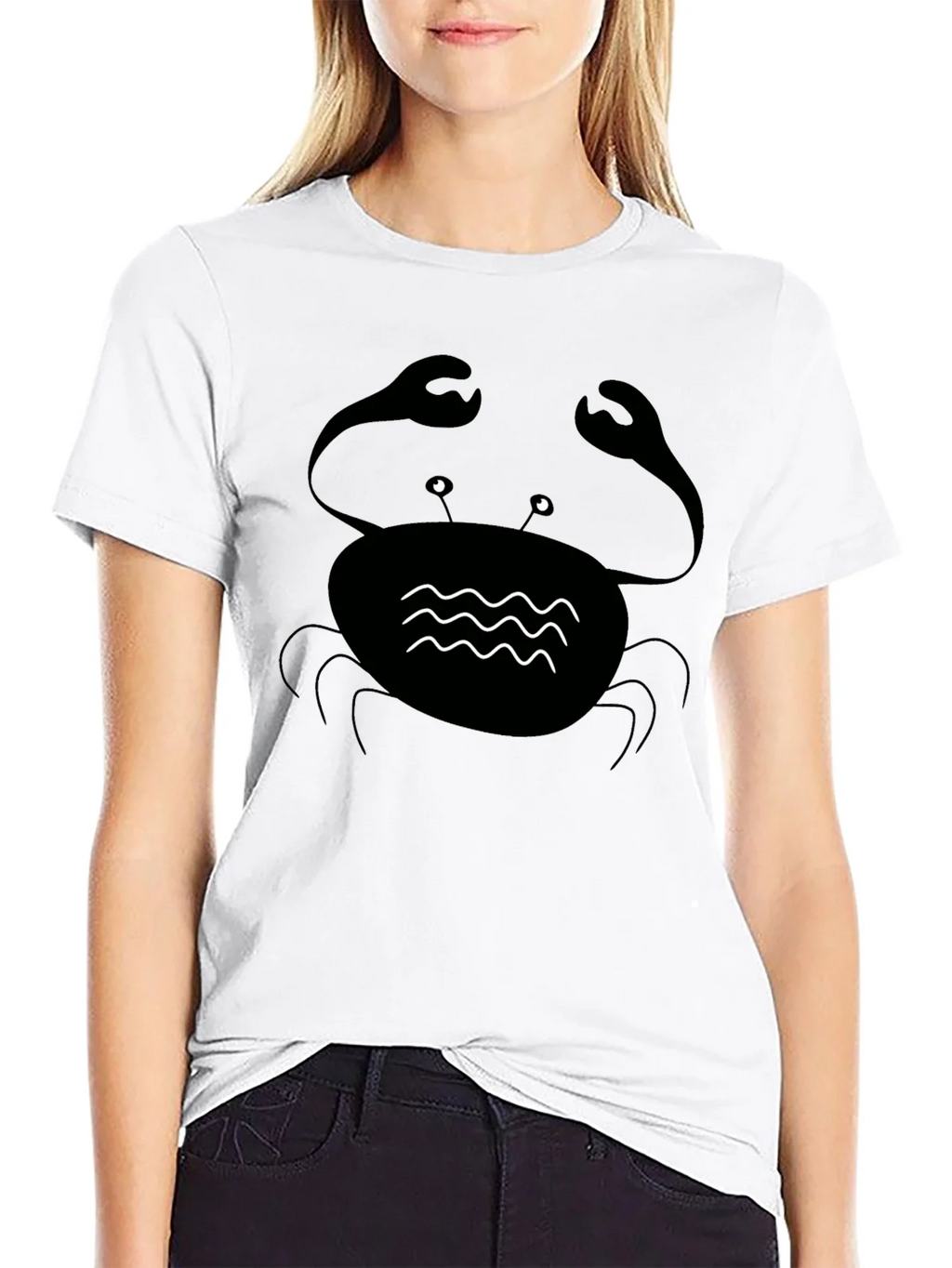 Black Crab Graphic Tee - Coastal Style Comfort product image 8