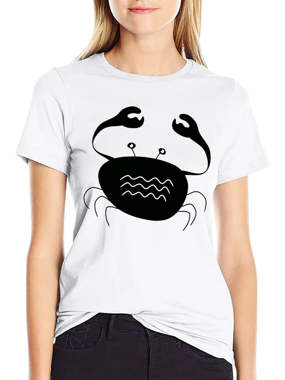 Black Crab Graphic Tee - Coastal Style Comfort product image 8
