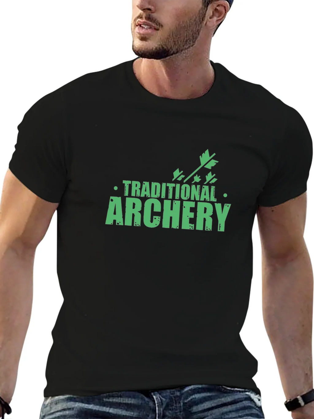 Traditional Archery T-Shirt - Black product image 6