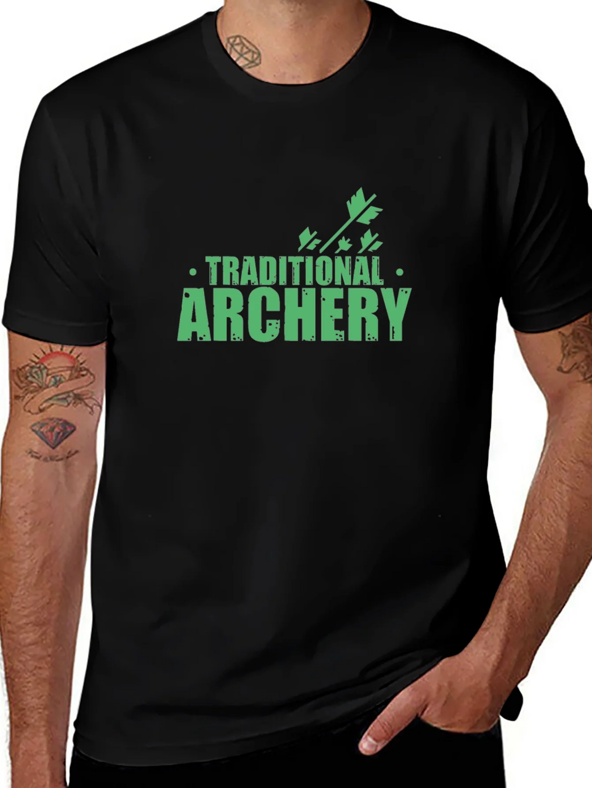 Traditional Archery T-Shirt - Black product image 1