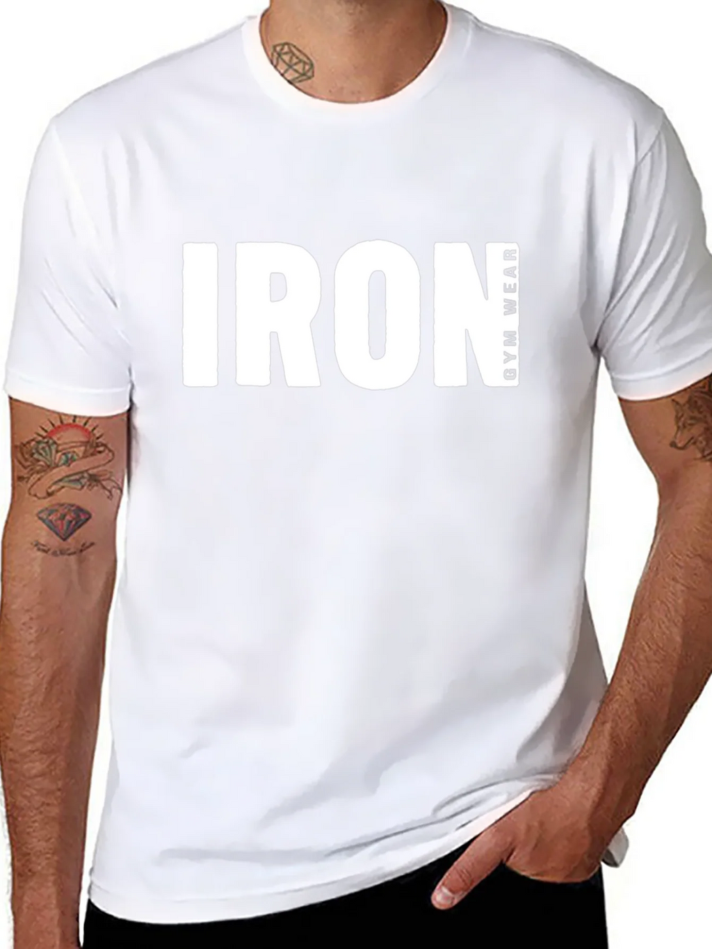 Iron Gym Wear Black T-Shirt product image 7