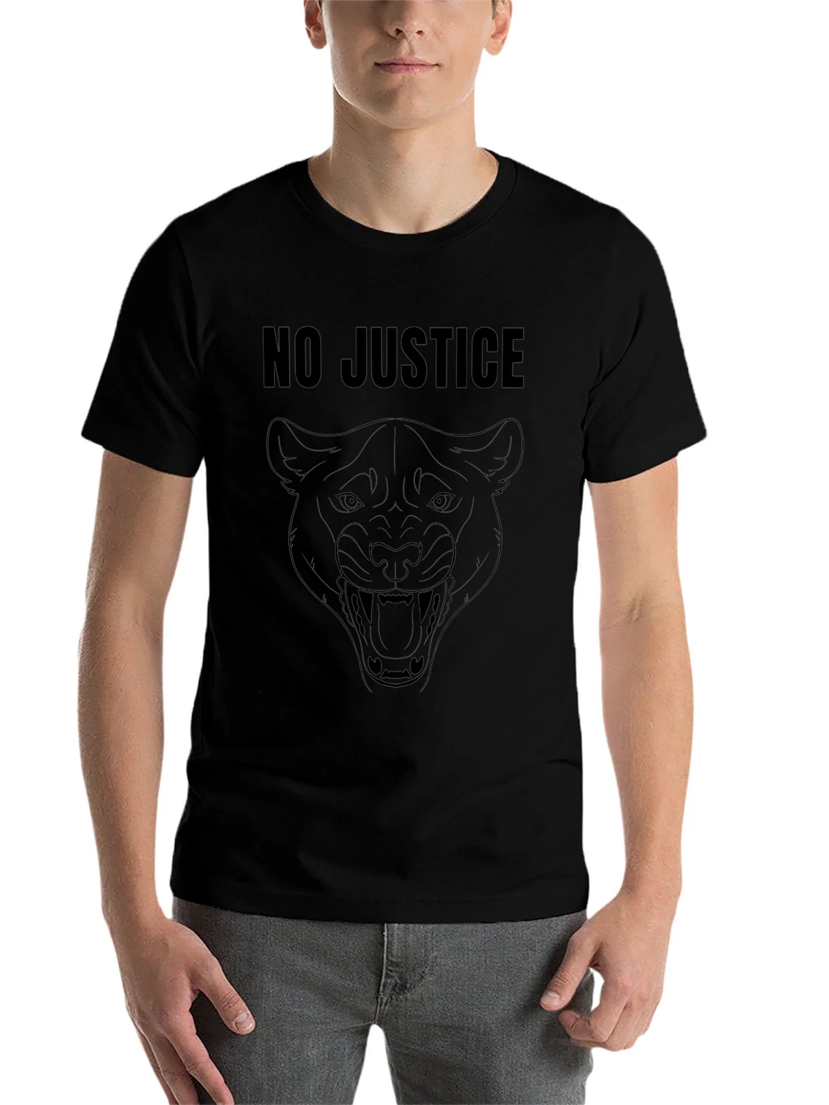 No Justice Panther Graphic Tee product image 4