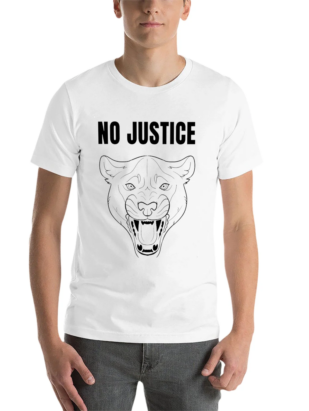 No Justice Panther Graphic Tee product image 10