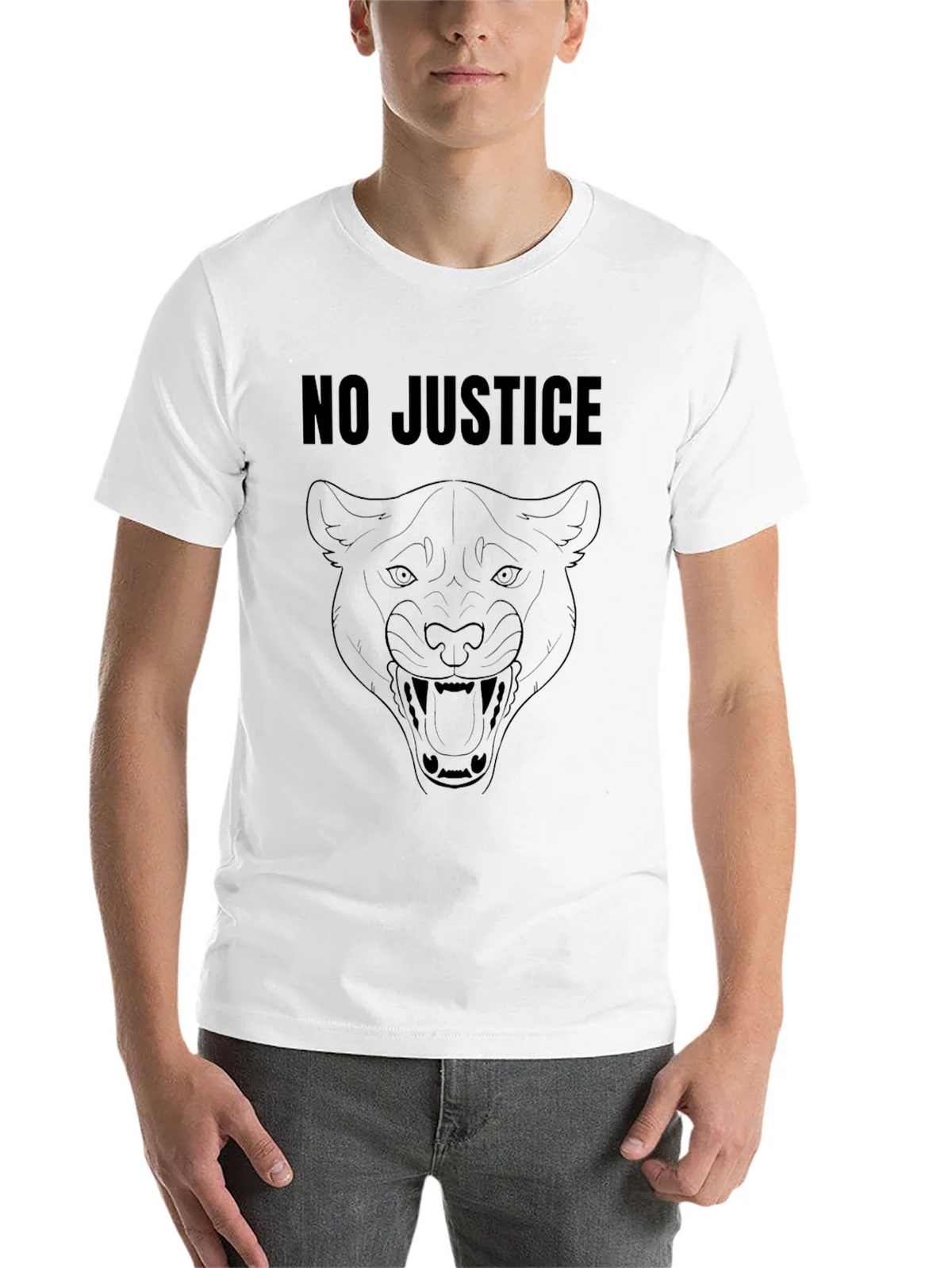 No Justice Panther Graphic Tee product image 10