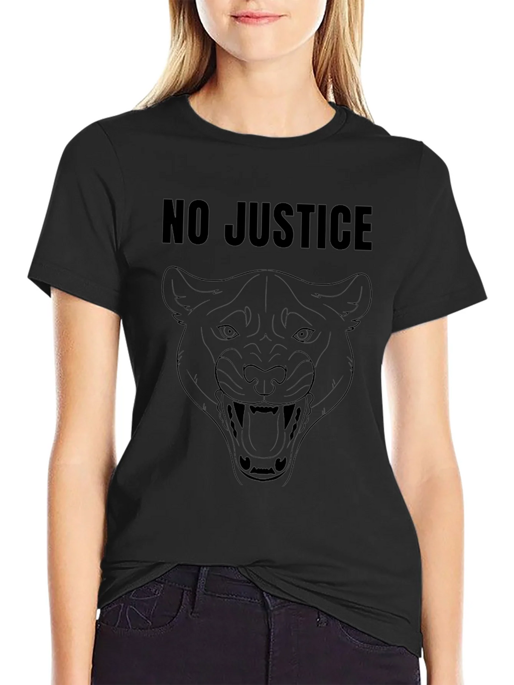 No Justice Panther Graphic Tee product image 2