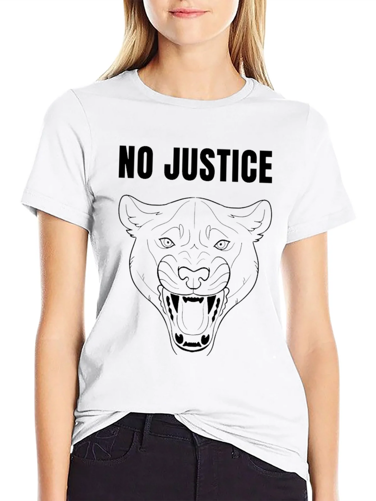No Justice Panther Graphic Tee product image 8
