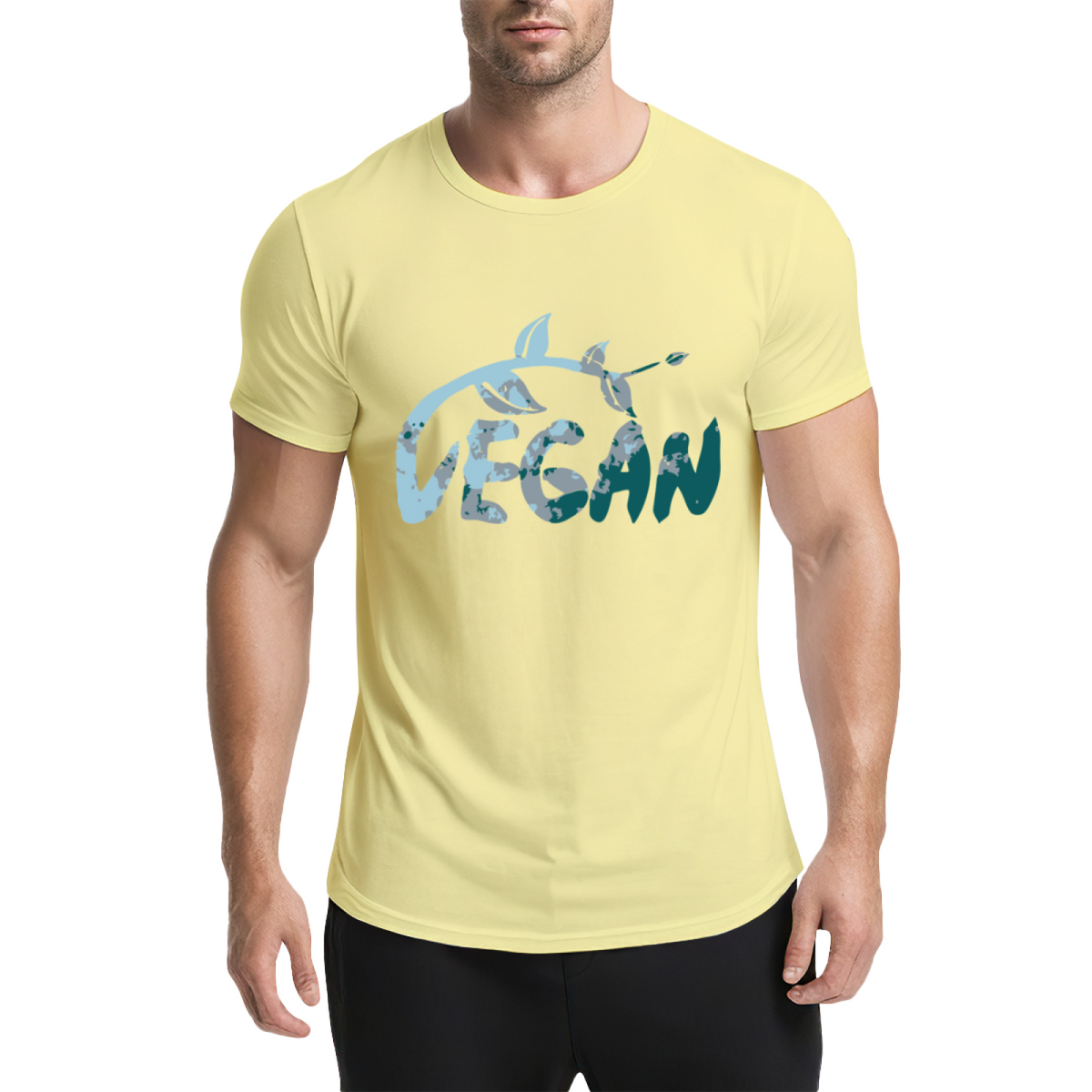 Vegan Graphic Tee - Watercolor Botanical Vine & Floral product image 20