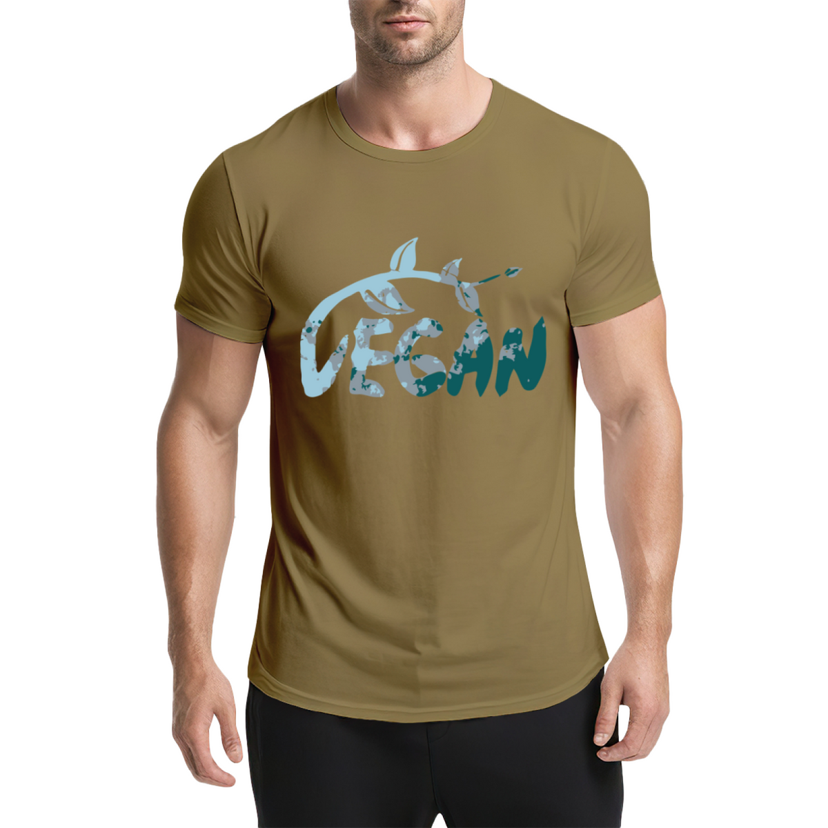 Vegan Graphic Tee - Watercolor Botanical Vine & Floral product image 14