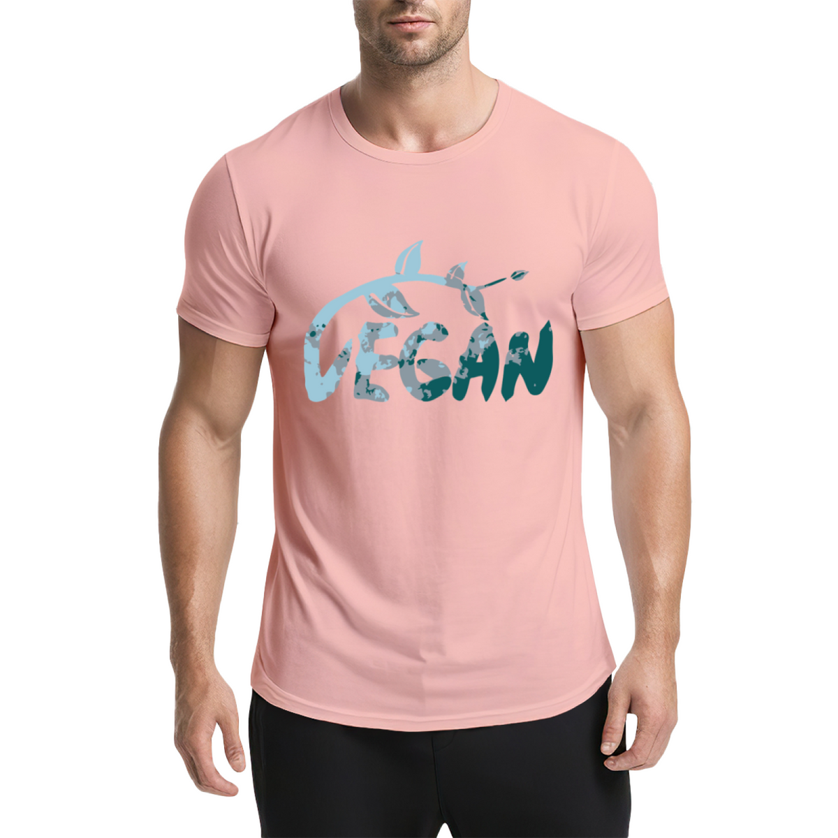 Vegan Graphic Tee - Watercolor Botanical Vine & Floral product image 13