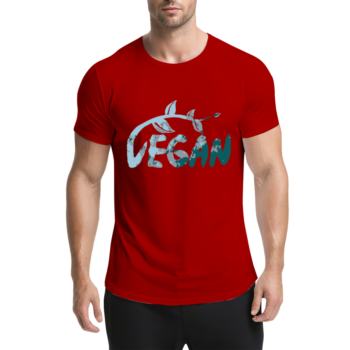 Vegan Graphic Tee - Watercolor Botanical Vine & Floral product image 15