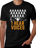 I Hear Voices Choir T-Shirt - Funny Music Tee product image 1