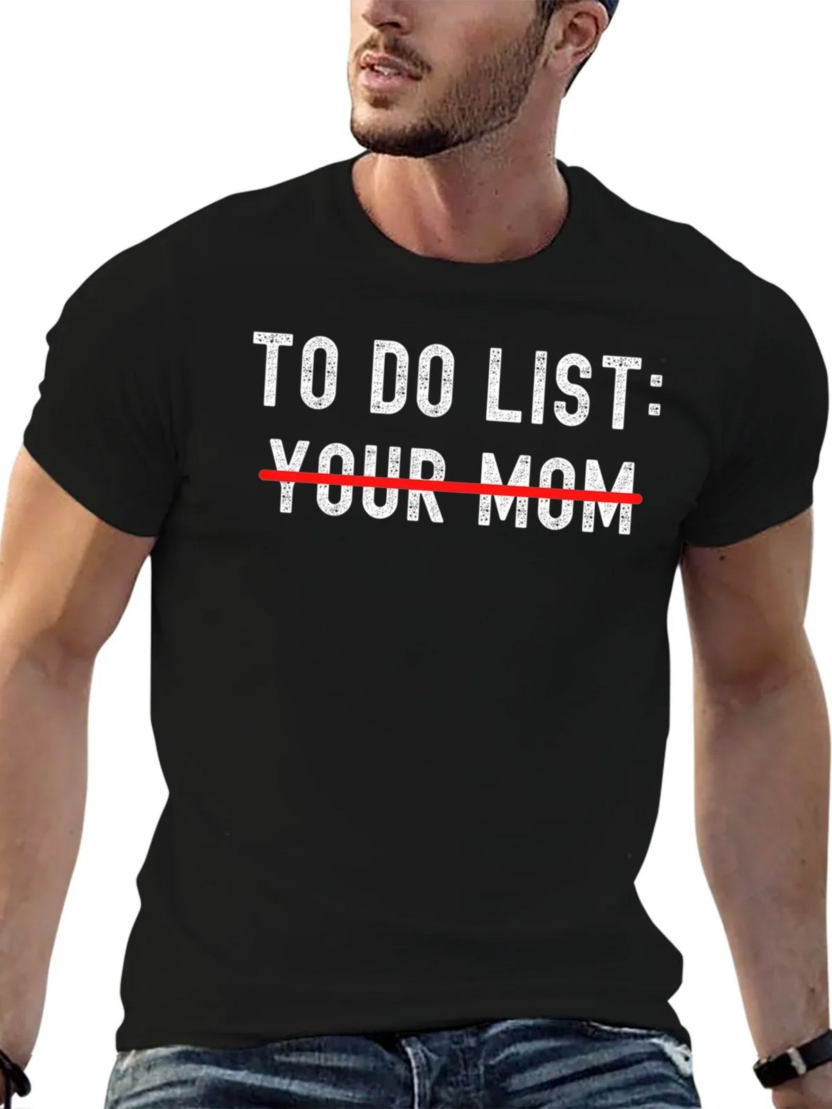 Funny To Do List: Your Mom Graphic T-Shirt product image 4