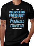 Counseling Psychologist T-Shirt - I Solve Problems product image 1