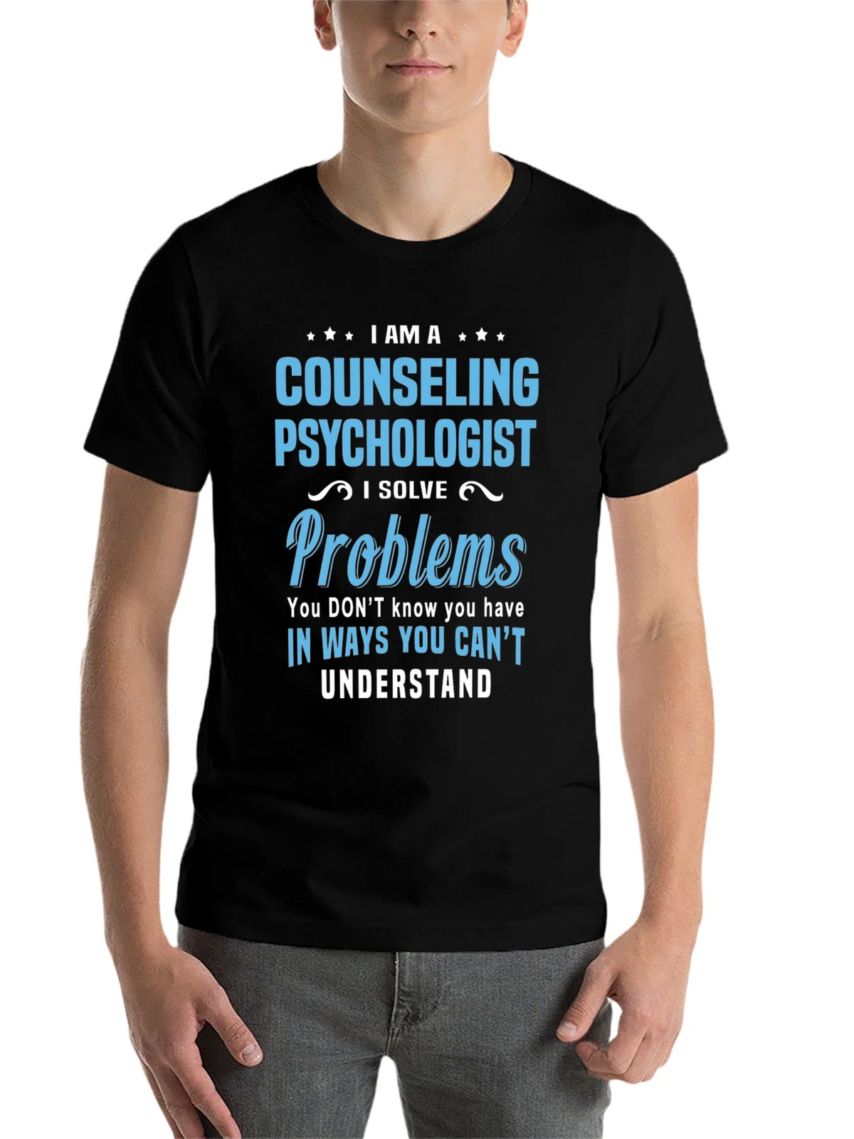 Counseling Psychologist T-Shirt - I Solve Problems product image 4