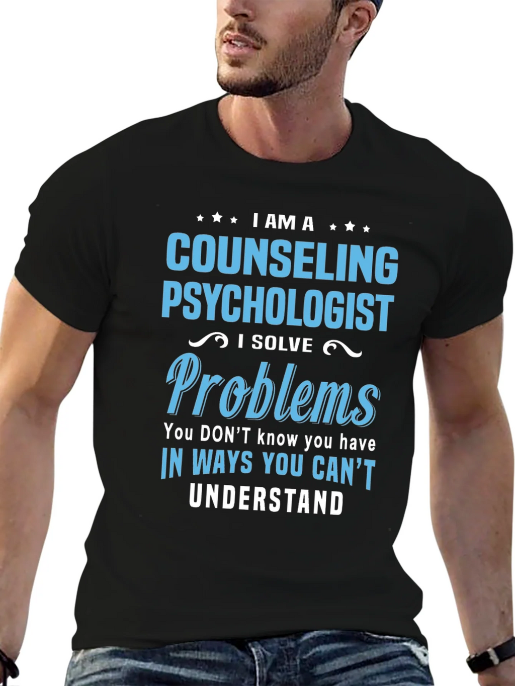 Counseling Psychologist T-Shirt - I Solve Problems product image 6