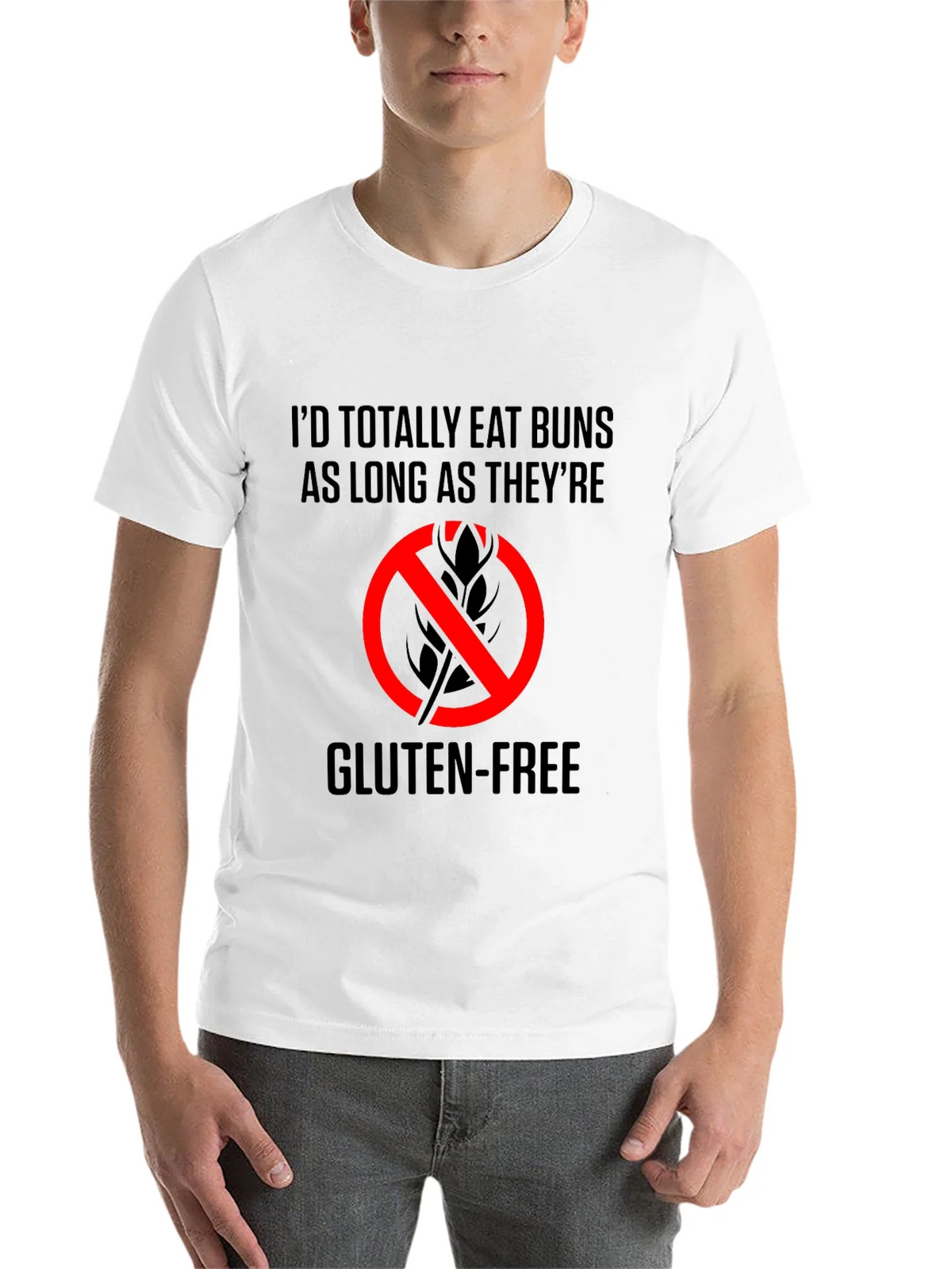 Gluten-Free Buns T-Shirt - Eat As Long As Theyre product image 10