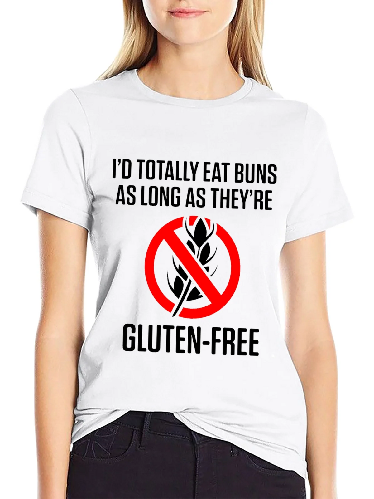 Gluten-Free Buns T-Shirt - Eat As Long As Theyre product image 8