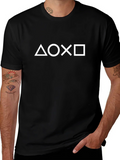 PlayStation Symbols Graphic Black T-Shirt product image 1