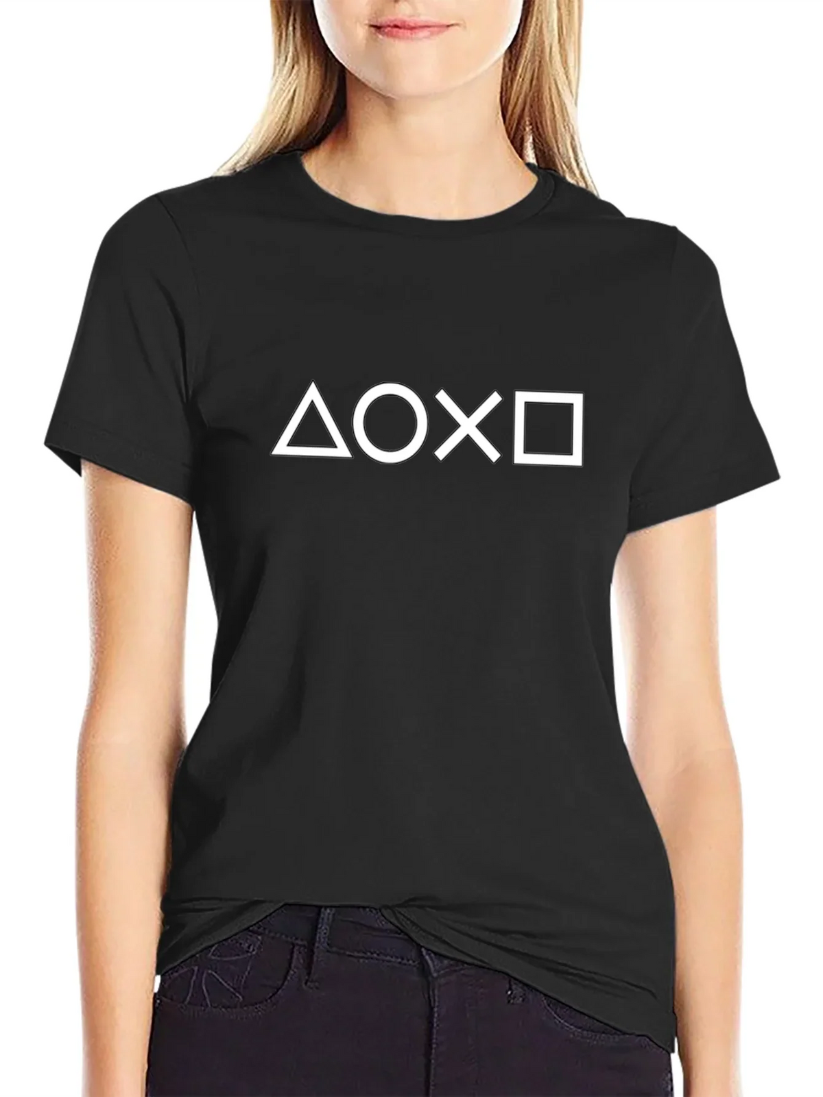 PlayStation Symbols Graphic Black T-Shirt product image 2