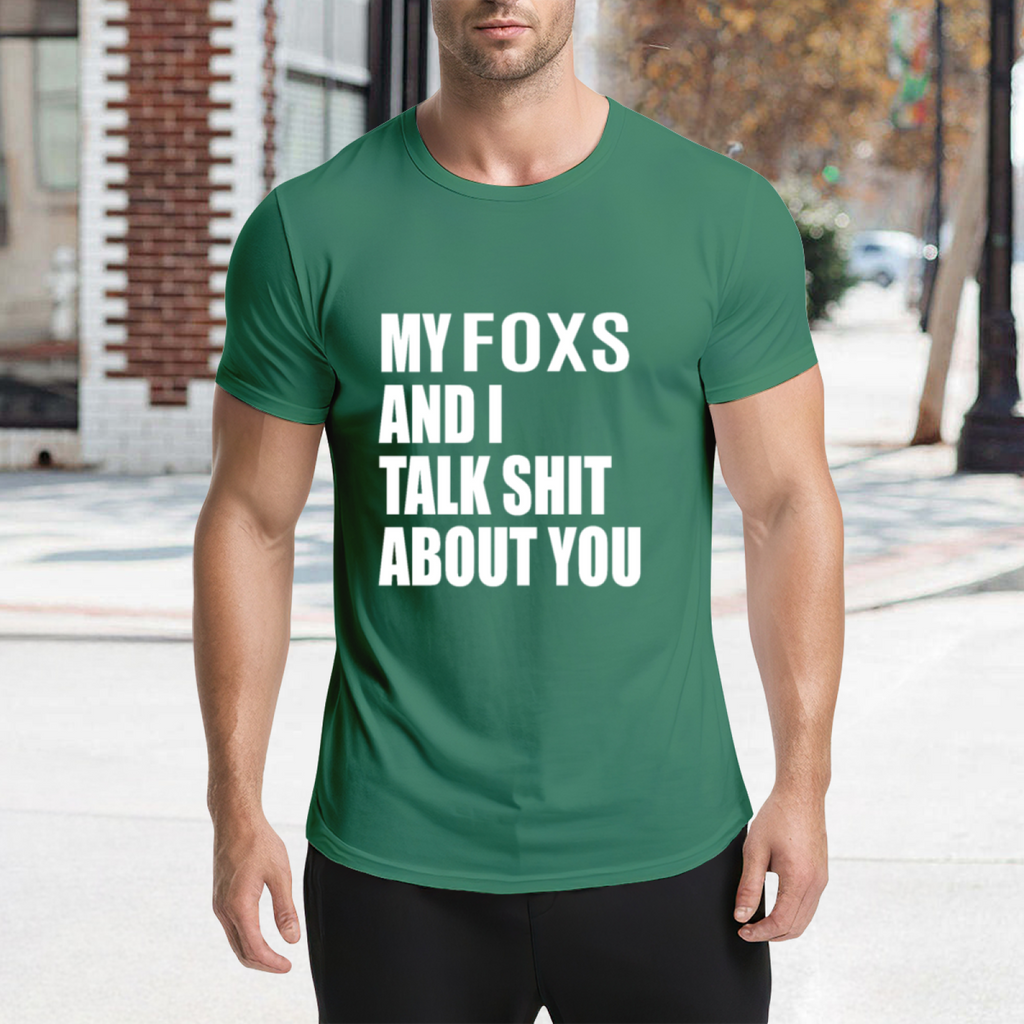 Funny My Foxs And I Talk Shit About You Graphic Tee, Sassy product image 4