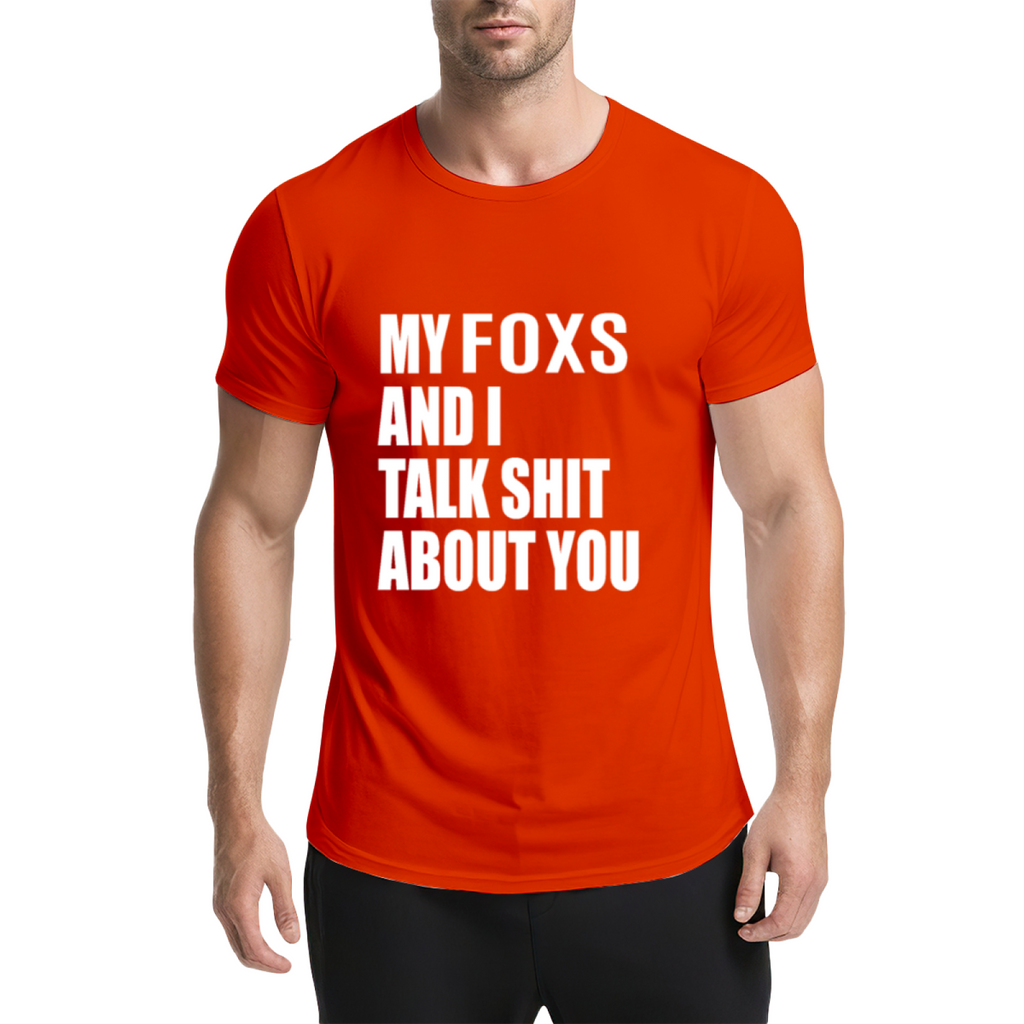 Funny My Foxs And I Talk Shit About You Graphic Tee, Sassy product image 15