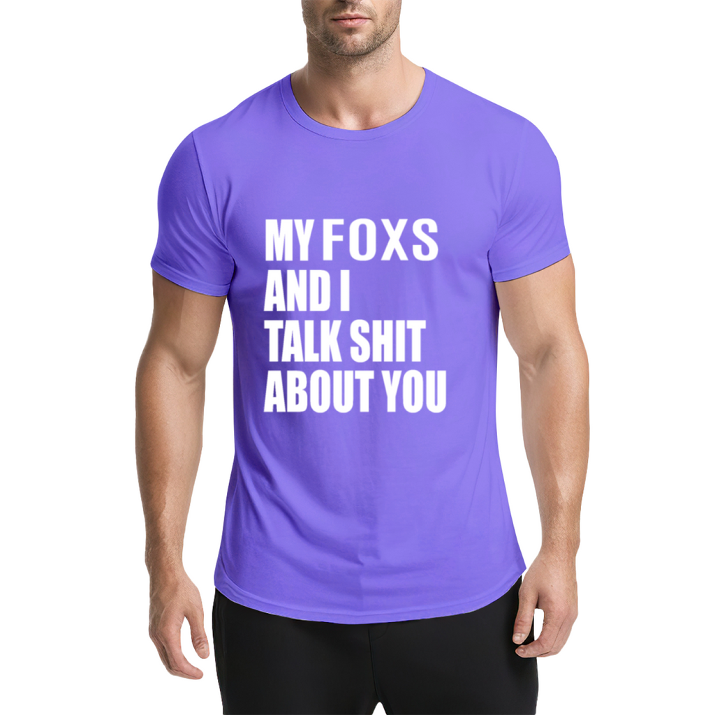 Funny My Foxs And I Talk Shit About You Graphic Tee, Sassy product image 17