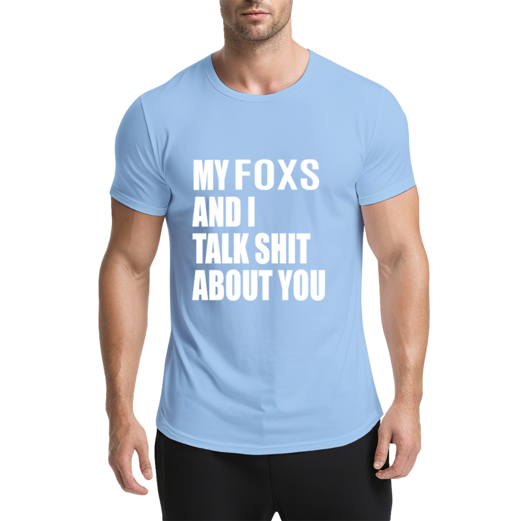 Funny My Foxs And I Talk Shit About You Graphic Tee, Sassy product image 18