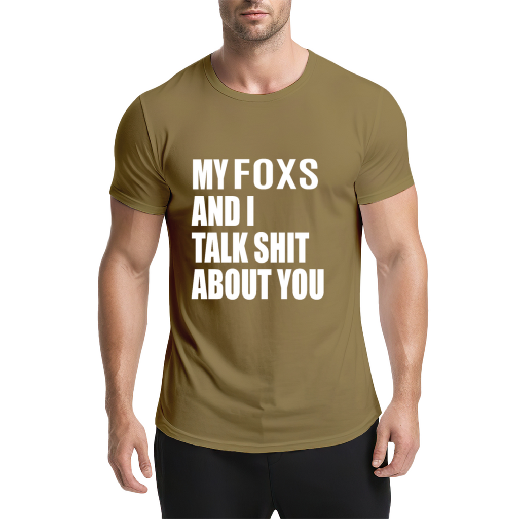 Funny My Foxs And I Talk Shit About You Graphic Tee, Sassy product image 13