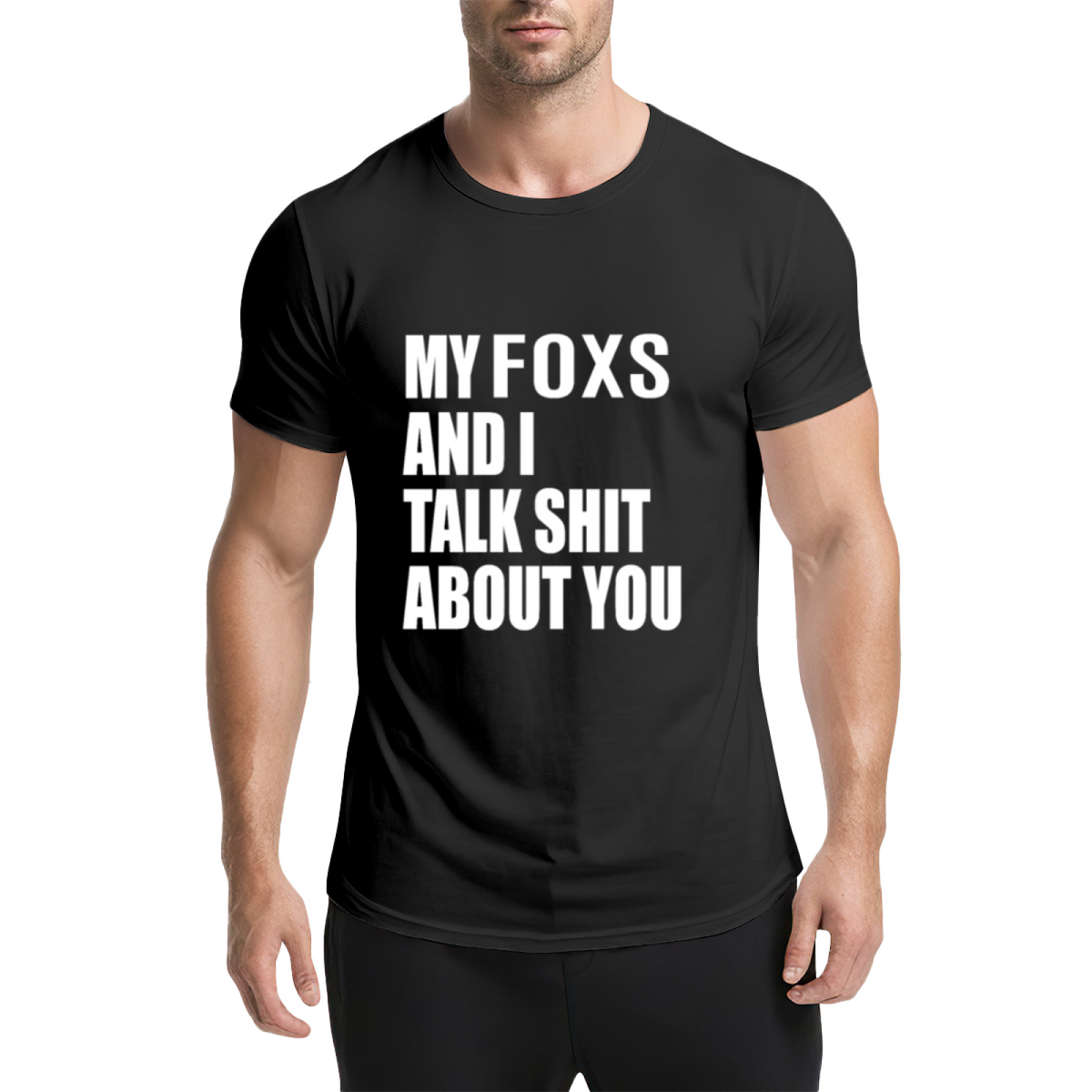 Funny My Foxs And I Talk Shit About You Graphic Tee, Sassy product image 9