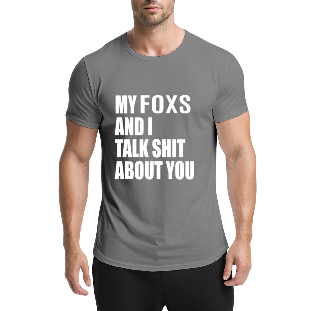 Funny My Foxs And I Talk Shit About You Graphic Tee, Sassy product image 11