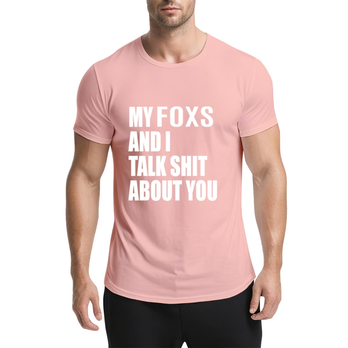Funny My Foxs And I Talk Shit About You Graphic Tee, Sassy product image 12