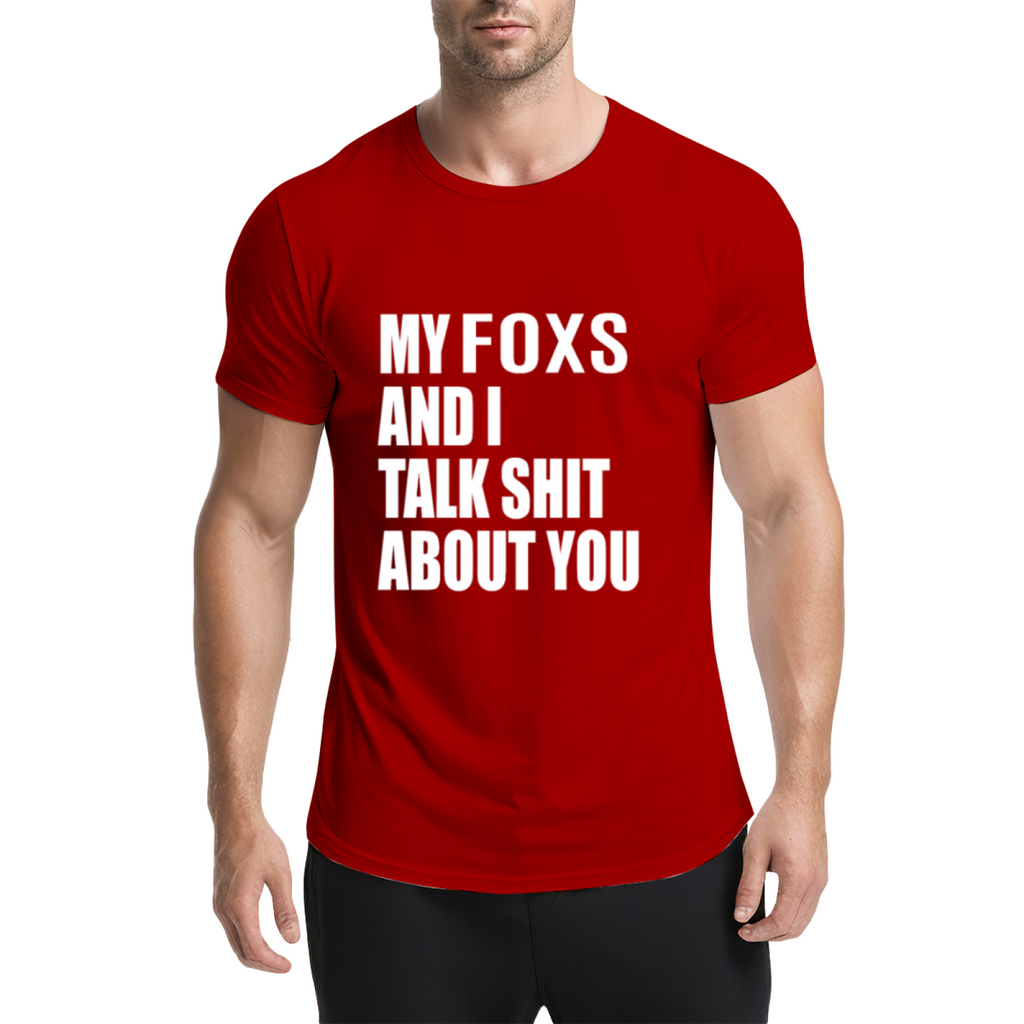 Funny My Foxs And I Talk Shit About You Graphic Tee, Sassy product image 14