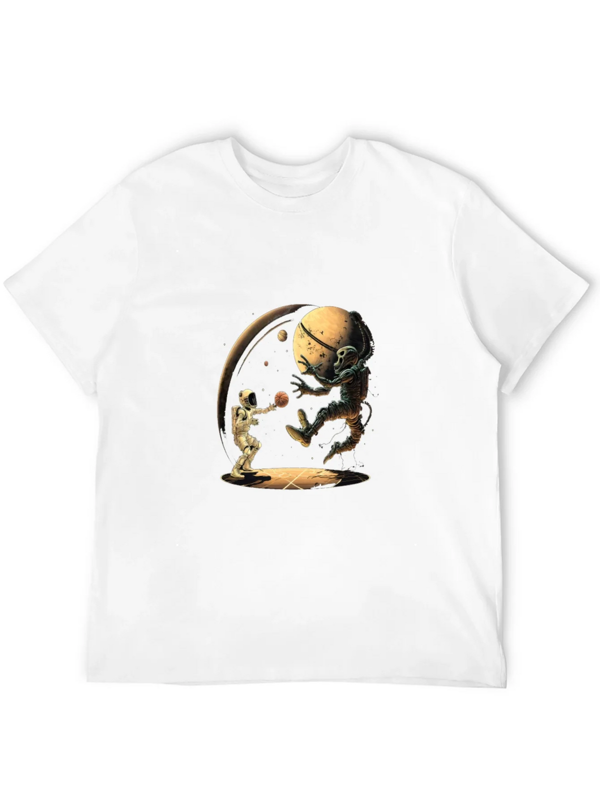 Astronaut Basketball Graphic Tee - Cool Space Design product image 11