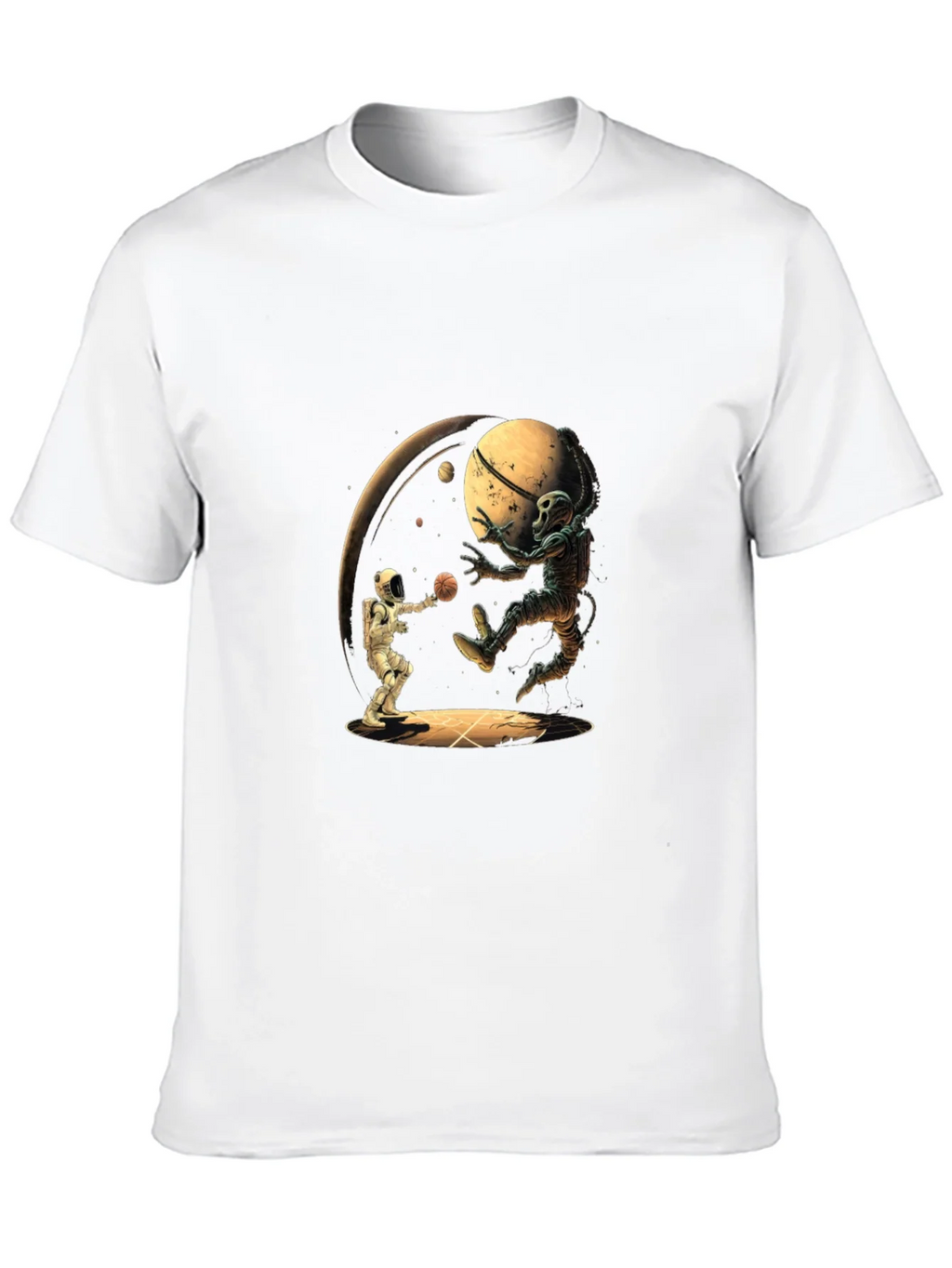 Astronaut Basketball Graphic Tee - Cool Space Design product image 9