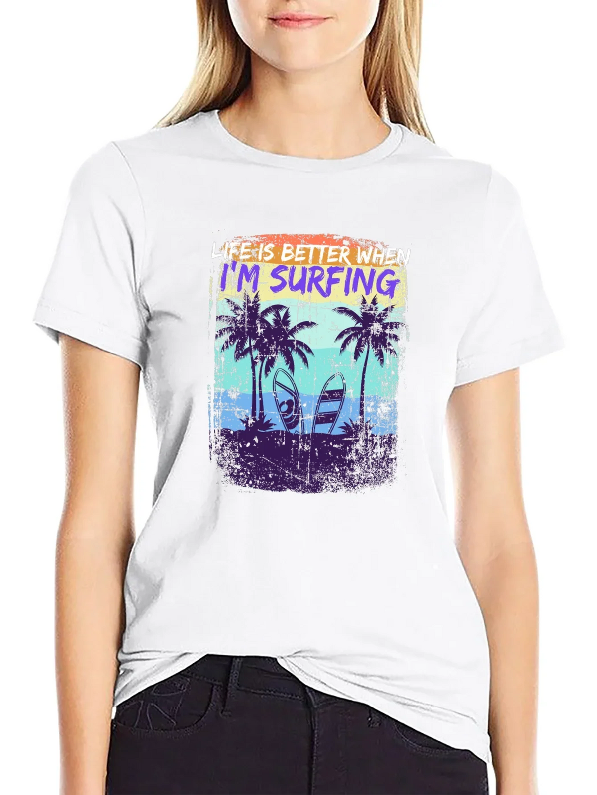 Life is Better Surfing Graphic T-Shirt product image 8