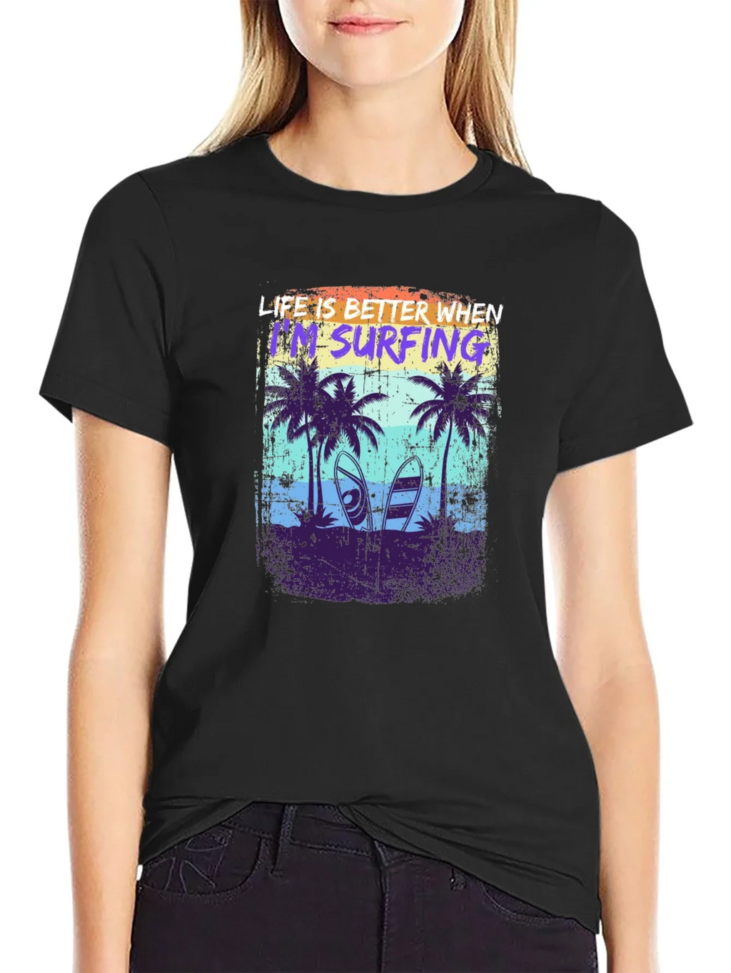 Life is Better Surfing Graphic T-Shirt product image 2