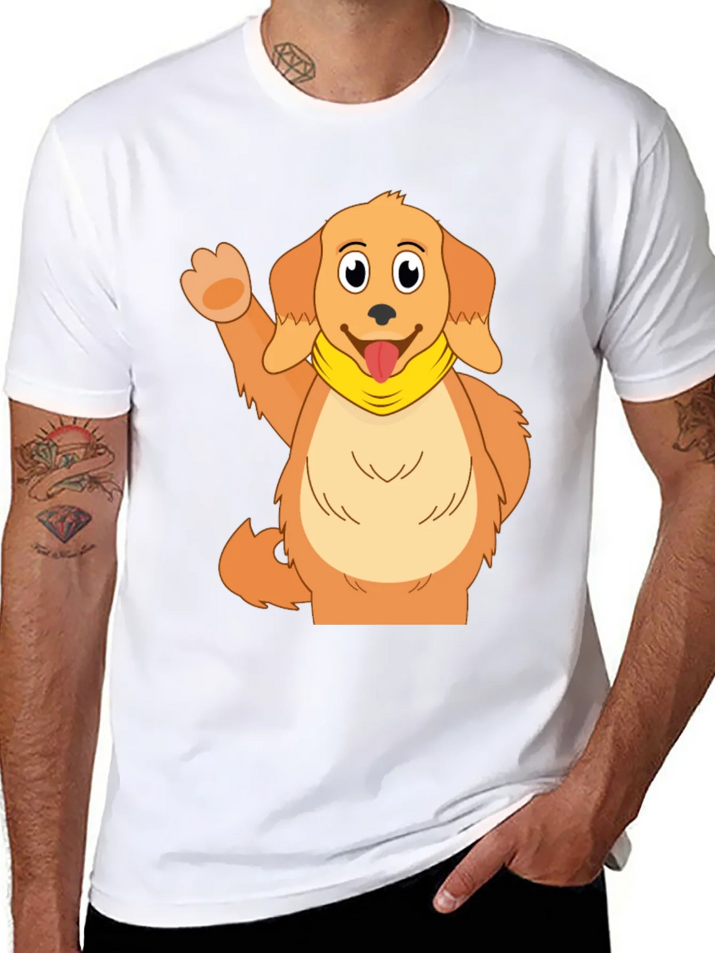 Cute Cartoon Dog Graphic T-Shirt product image 7