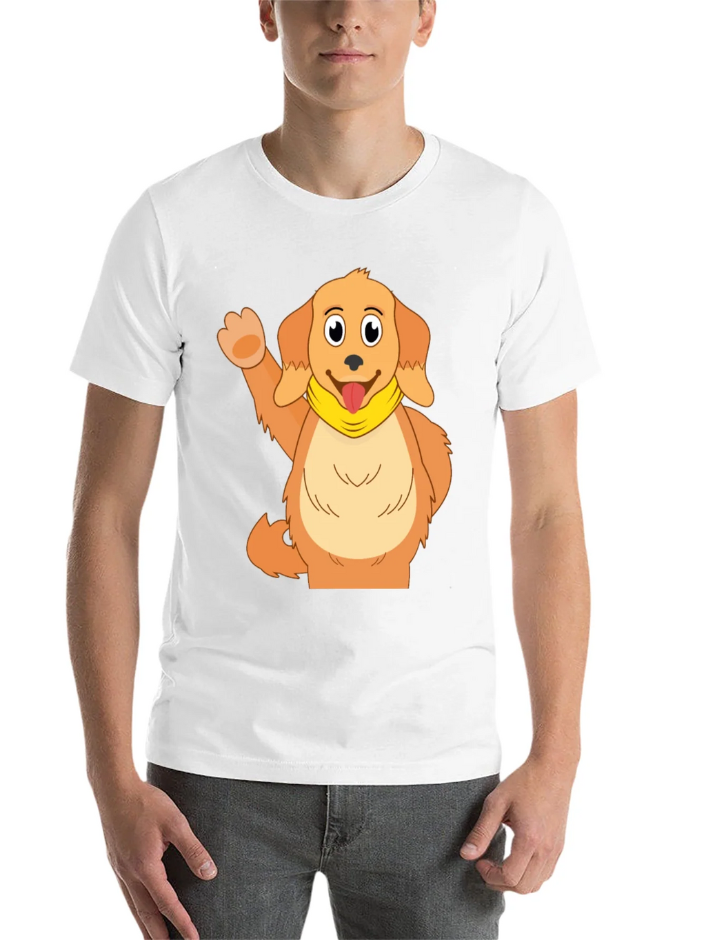 Cute Cartoon Dog Graphic T-Shirt product image 10