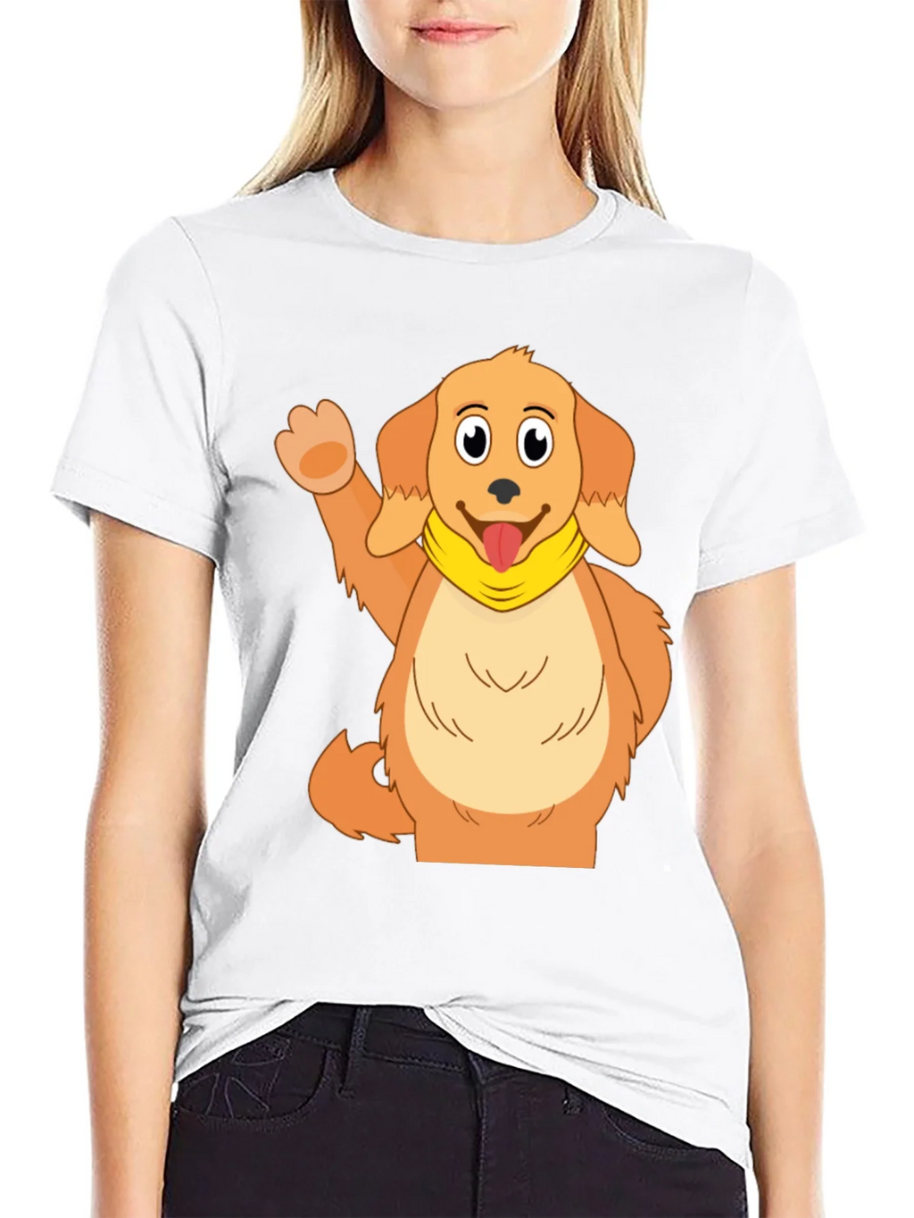 Cute Cartoon Dog Graphic T-Shirt product image 8