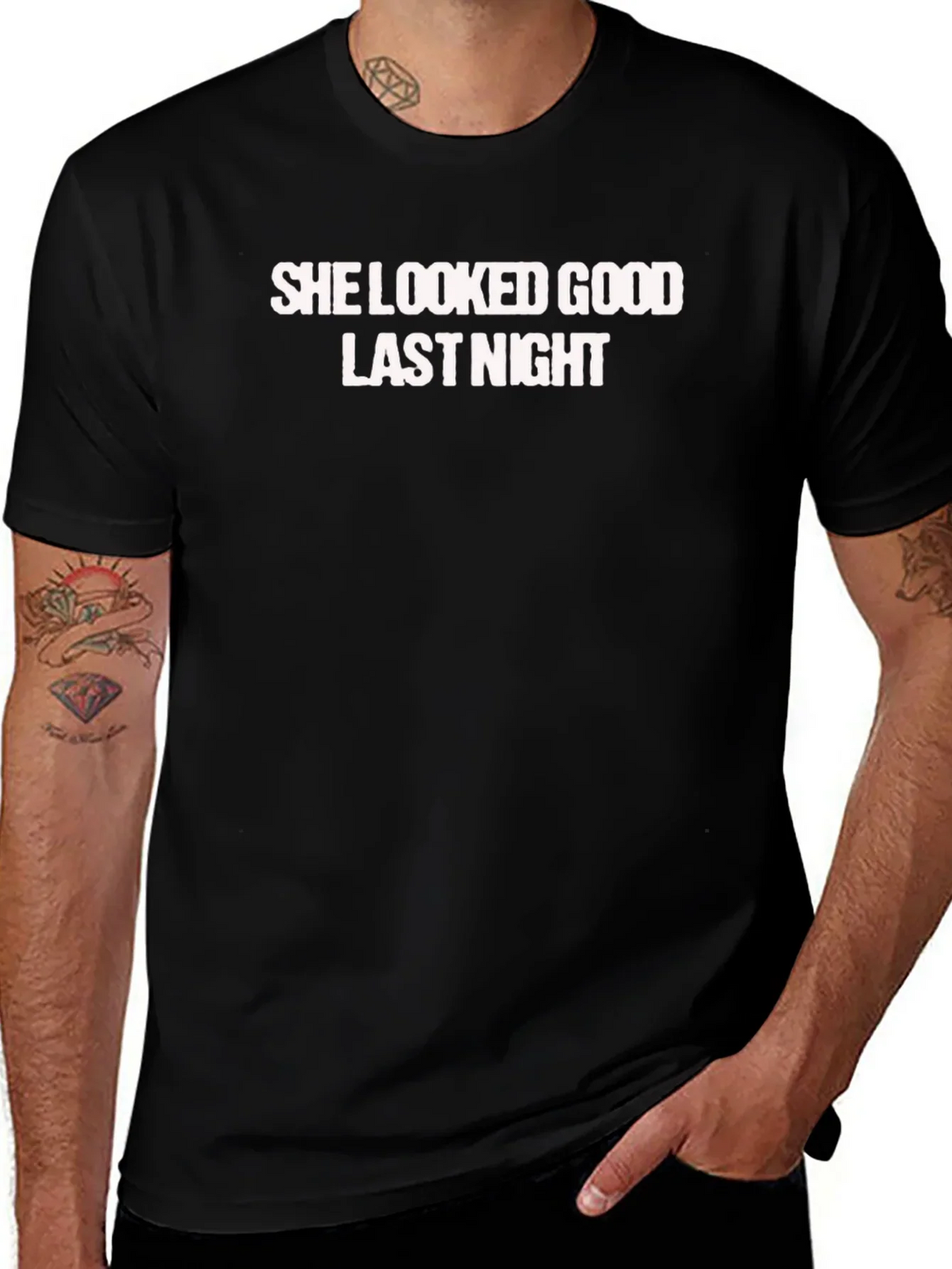 She Looked Good Last Night Graphic Tee product image 1