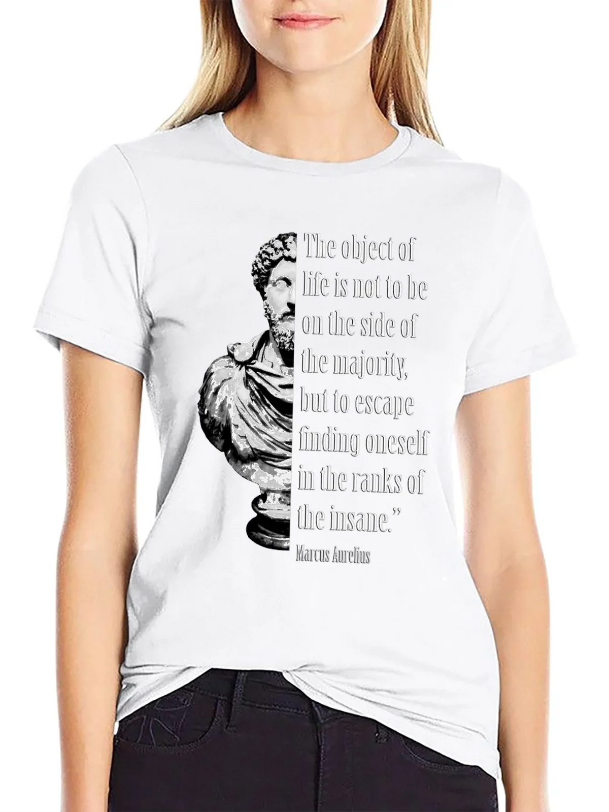 Marcus Aurelius Philosophy T-Shirt - Stoic Quote product image 8