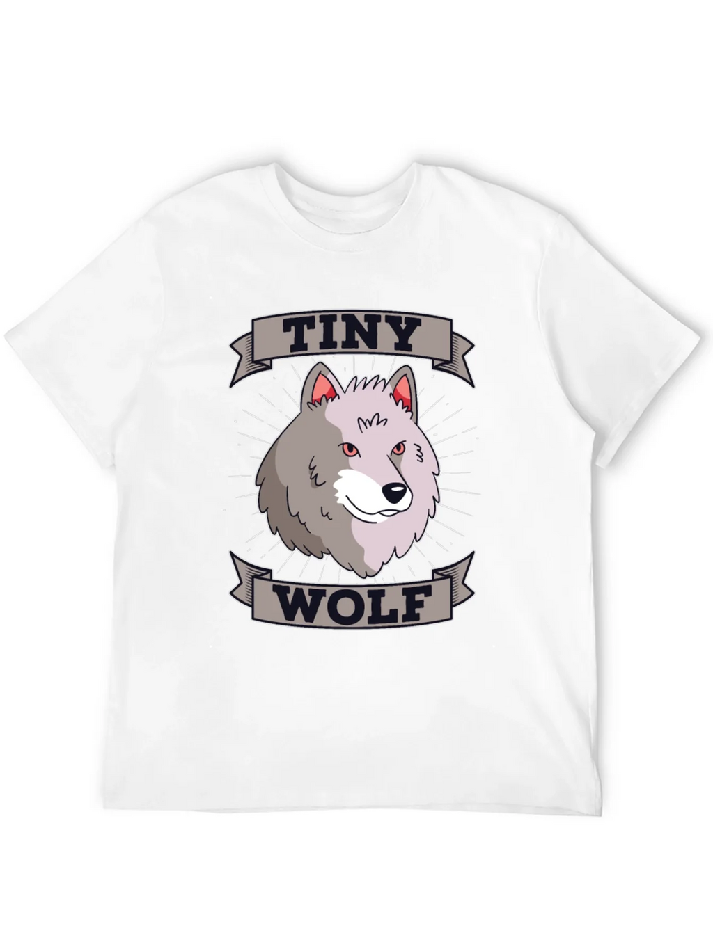 Tiny Wolf Graphic T-Shirt - Black Cotton Blend Tee product image 11