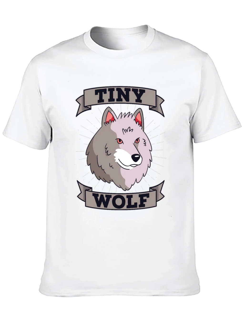 Tiny Wolf Graphic T-Shirt - Black Cotton Blend Tee product image 9
