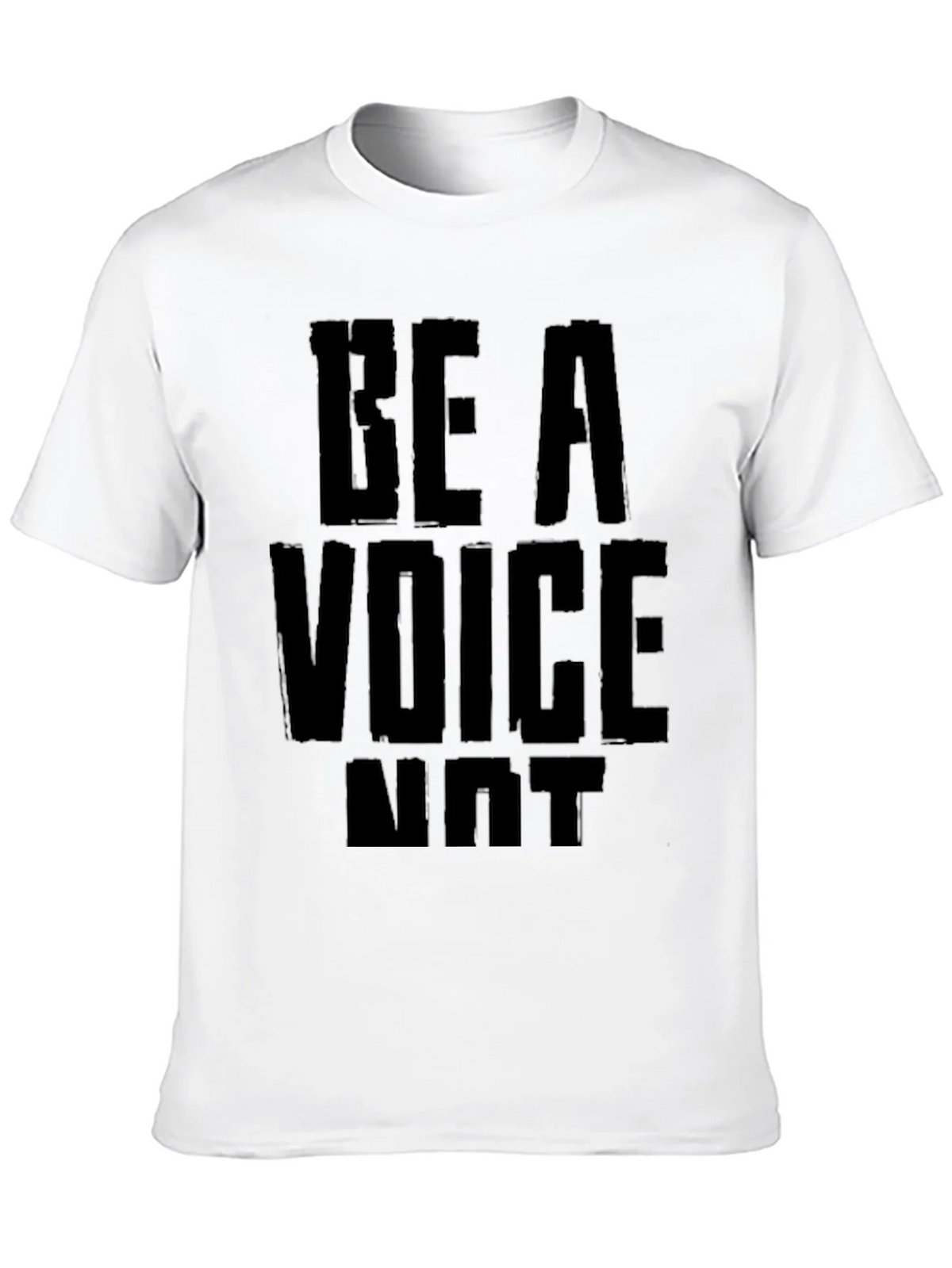 Be A Voice Not an Echo Black Graphic Tee product image 9